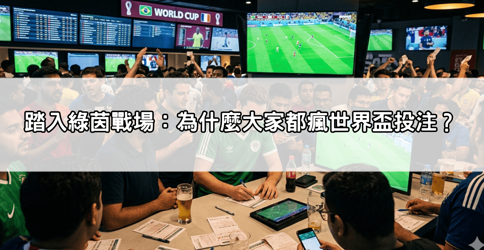 踏入綠茵戰場：為什麼大家都瘋世界盃投注？