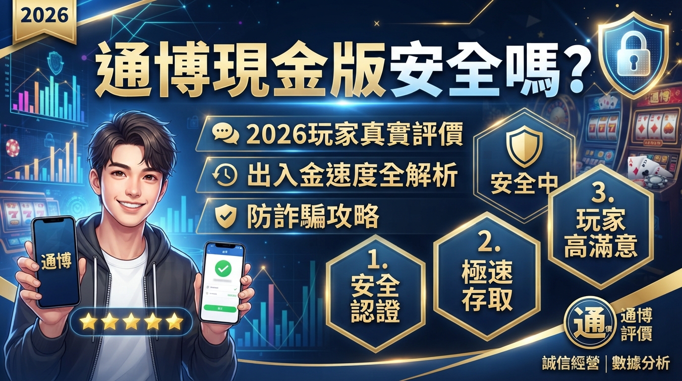 通博現金版安全嗎？2026玩家真實評價、出入金速度與防詐騙全解析